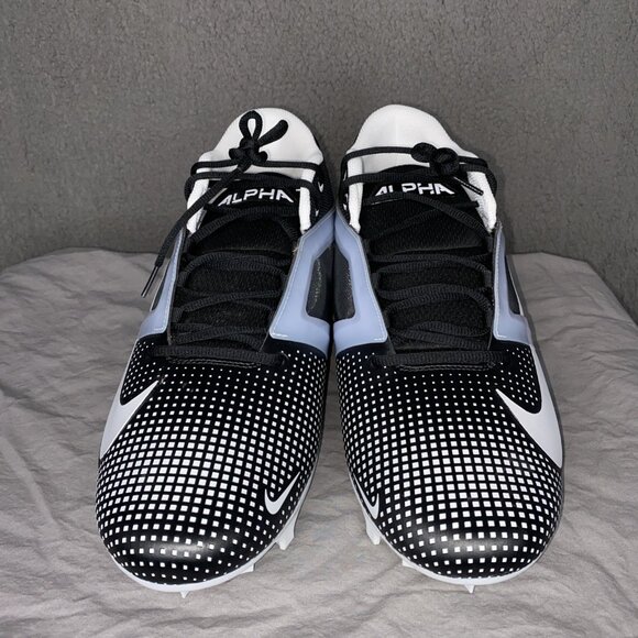 Nike Alpha Menace 4 Pro Football Cleats Black/White‎ Men’s  16 main image 4